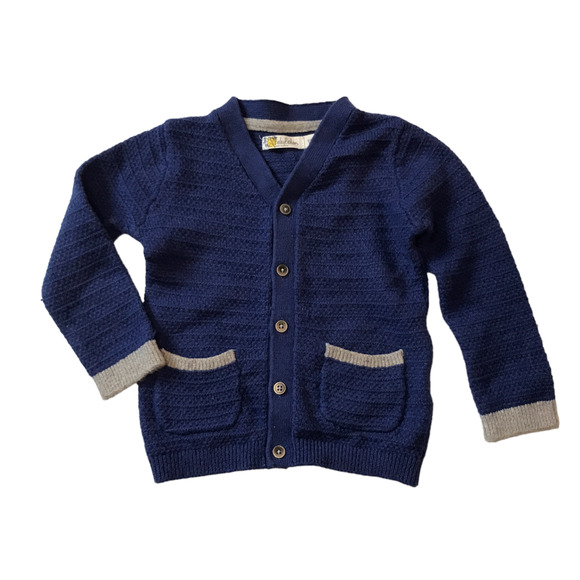 Baby Boden Other - Baby Boden Navy Knit Cardigan Sweater 12-18M